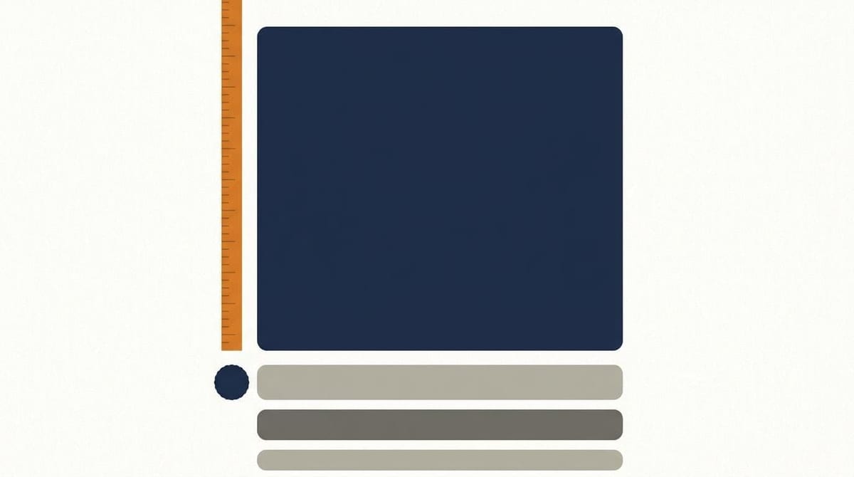 Illustration af en søgeresultatside, hvor et stort AI-svarfelt skubber de organiske links langt ned, mens rangordenen står uændret